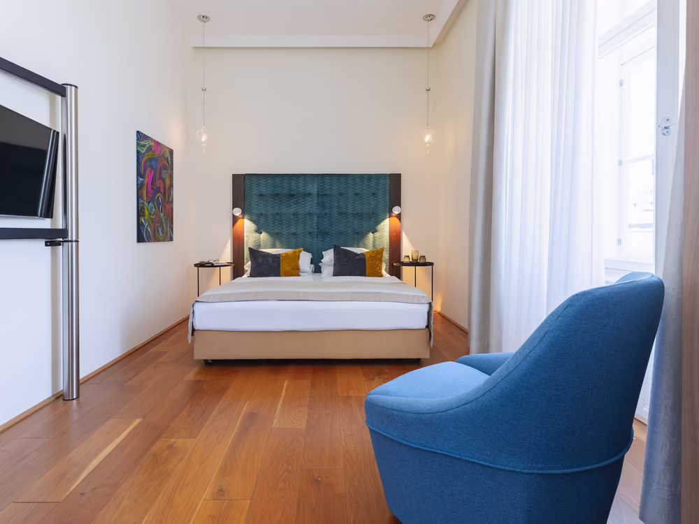 Schlafzimmer der Prestige Suite