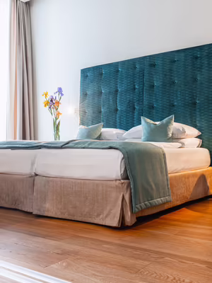 Schlafzimmer der Deluxe Suite