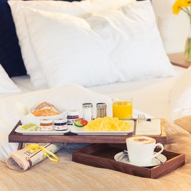 Room breakfast in HiLight Suites Hotel, Vienna