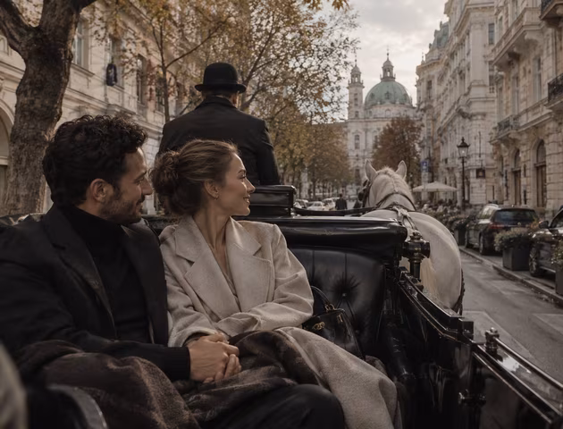 Romantische Fiakerfahrt durch Wien